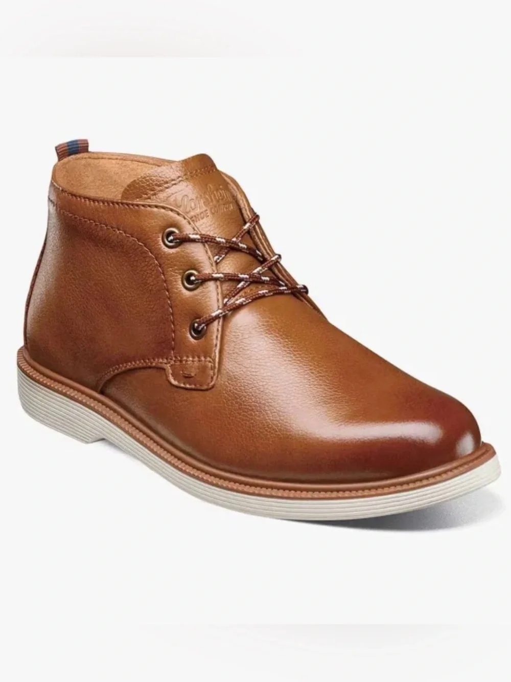 Florsheim | Supacush Chukka Jr. Tan Leather Chukka Boots, Size 3.5